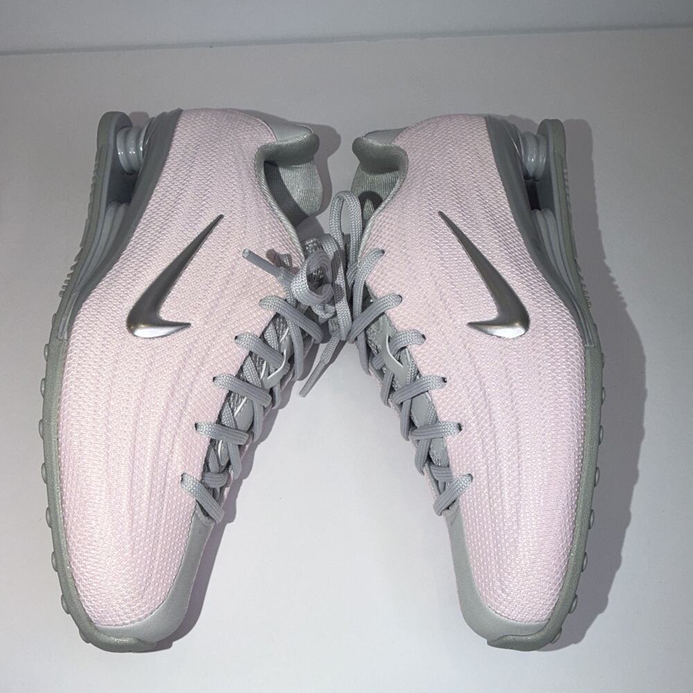 Nike Shox Z SE Women’s Low Top Sneakers Pink Foam/Grey Fog Silver IQ7574-663 - Picture 3 of 7